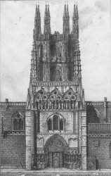 66: 78.- Catedral de Burgos- Puerta de la Coronería- Cimborrio 